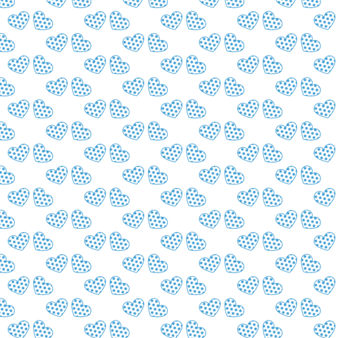 Seamless Pattern of Blue Hearts on Transparent Background - Download Free Stock Videos Pikwizard.com