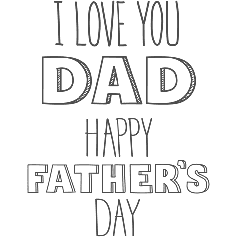 transparent father's day greeting illustration with text - Download Free Stock Videos Pikwizard.com