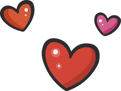 floating hearts with glossy shine on transparent backdrop - Download Free Stock Videos Pikwizard.com