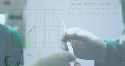 Surgeon with Data Interface in Medical Future Concept