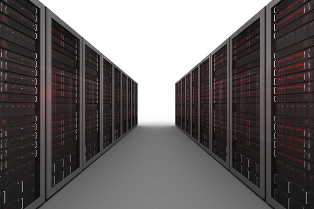 Transparent Server Room Illustration with Data Center Racks - Download Free Stock Videos Pikwizard.com