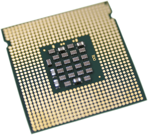 close-up view of transparent computer processor with circuit details - Download Free Stock Videos Pikwizard.com