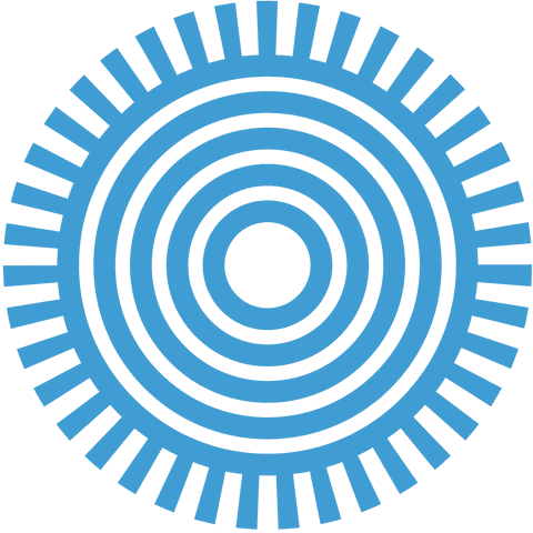 abstract blue circular geometric design on transparent background - Download Free Stock Videos Pikwizard.com