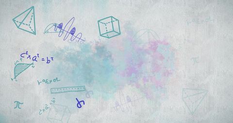 Abstract Geometric Designs with Math Equations and Shapes - Download Free Stock Images Pikwizard.com