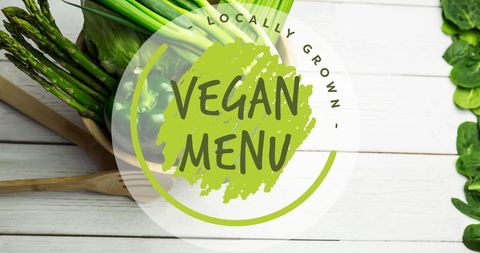 Fresh Organic Vegan Menu with Locally Grown Vegetables