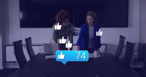 Collaboration and Social Engagement in Modern Business Meeting - Download Free Stock Images Pikwizard.com