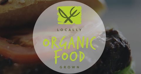 Promoting locally grown organic food with fresh tomato