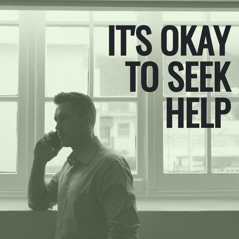 mental health awareness: seeking help encouragement - Download Free Stock Templates Pikwizard.com