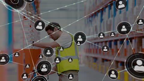 Warehouse Management with Digital Network Connections