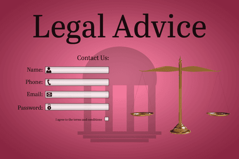 transparent lawyer contact form with scale theme - Download Free Stock Videos Pikwizard.com