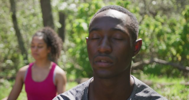 People Meditating Outdoors in Nature - Download Free Stock Images Pikwizard.com