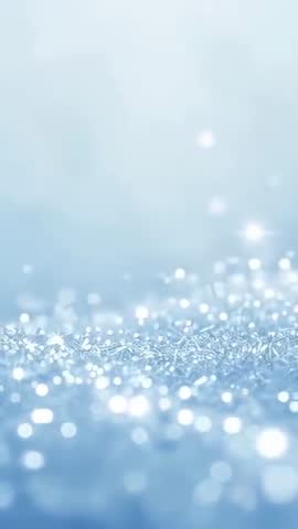 Shimmering silver tinsel shifting with sparkling bokeh vertical macro video