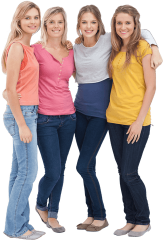 group of friends smiling in casual attire with transparent background - Download Free Stock Videos Pikwizard.com