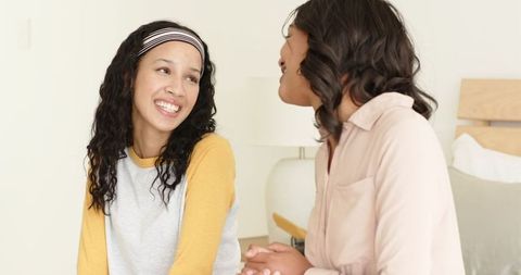 Young woman smiling with casual style in relaxed setting
