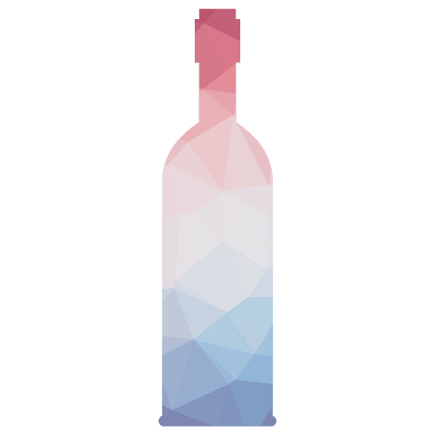 Colorful Transparent Wine Bottle with Mosaic Pattern - Download Free Stock Videos Pikwizard.com