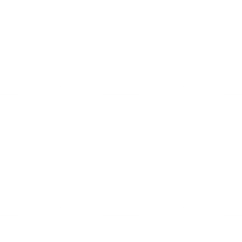 Digital illustration featuring a repeating pattern of white arrows set against a transparent background. Ideal for use in graphic design projects needing a seamless and minimalist geometric element. Perfect for website backgrounds, packaging, textiles, and modern print media where a contemporary aesthetic is required.