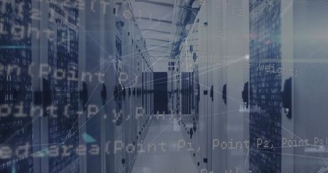 Global Network Connection and Data Processing in High-Tech Server Room - Download Free Stock Images Pikwizard.com