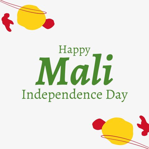 Mali Independence Day Celebration with Vibrant Design - Download Free Stock Templates Pikwizard.com