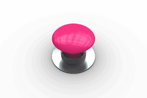 pink button with black shadow on transparent background - Download Free Stock Videos Pikwizard.com