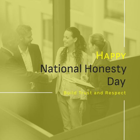 Diverse Business People Celebrating National Honesty Day - Download Free Stock Templates Pikwizard.com