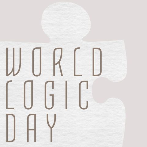 puzzle piece design celebrating world logic day - Download Free Stock Templates Pikwizard.com