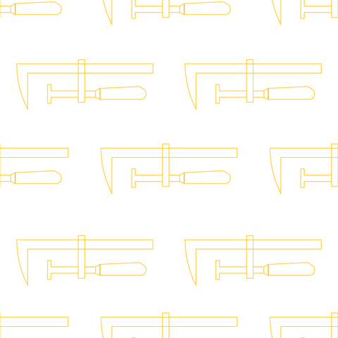 Yellow Tool Pattern on Transparent Background Design Vector Art - Download Free Stock Videos Pikwizard.com