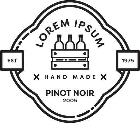 Retro Vintage Wine Badge on Transparent Background - Download Free Stock Videos Pikwizard.com