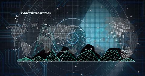 Global Data Analysis with Radar and Graphical Elements - Download Free Stock Images Pikwizard.com