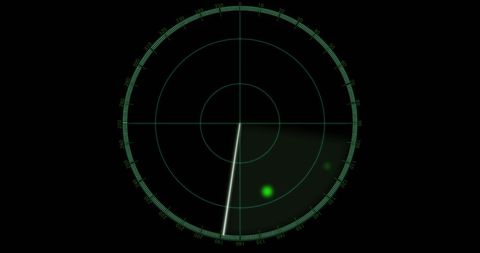 Radar With Digital Interface on Black Background - Download Free Stock Images Pikwizard.com
