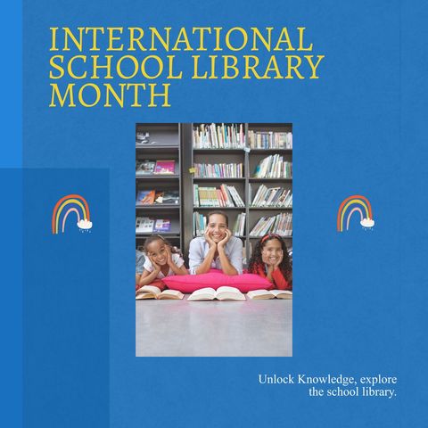 celebrating international school library month with enthusiastic young readers - Download Free Stock Templates Pikwizard.com