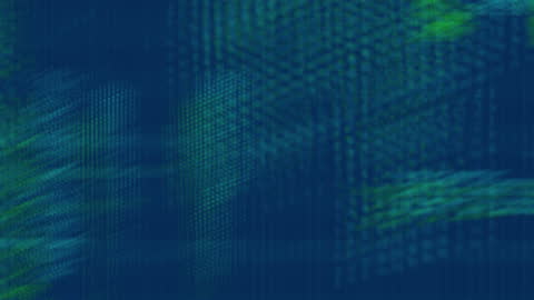 Abstract Digital Blue and Green Pattern for Data Technology
