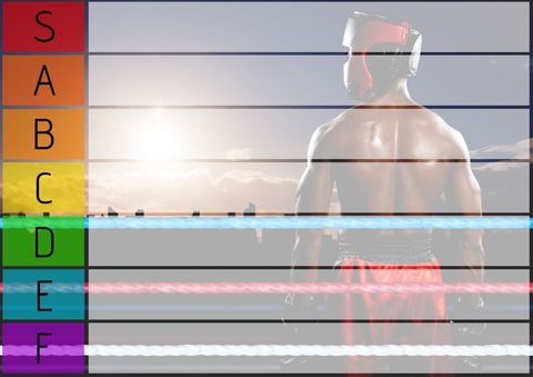 Passionate Athlete Standing Against Iconic Sunset Skyline - Download Free Stock Templates Pikwizard.com