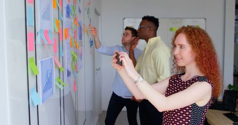 Collaborative Team Brainstorming on Strategic Whiteboard