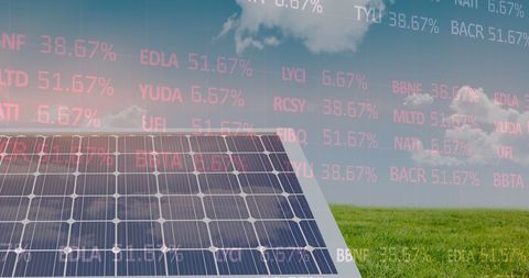 Solar Energy and Stock Market Data Integration - Download Free Stock Images Pikwizard.com