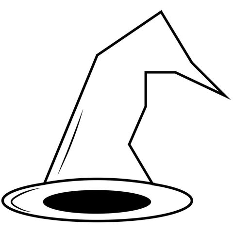 classic wizard hat illustration for magical events - Download Free Stock Templates Pikwizard.com