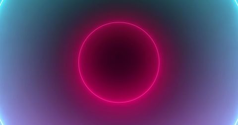 Vibrant Neon Circles on a Gradient Background - Download Free Stock Images Pikwizard.com