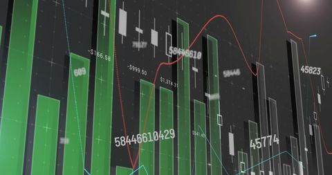 financial data visualization with graphs and analysis - Download Free Stock Images Pikwizard.com