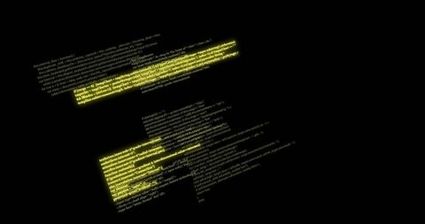 Digitally Generated Code Neon Display for Data Processing - Download Free Stock Images Pikwizard.com