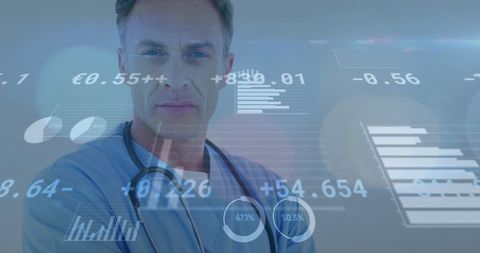 Doctor Analyzing MedTech Data with Future Integrations - Download Free Stock Images Pikwizard.com