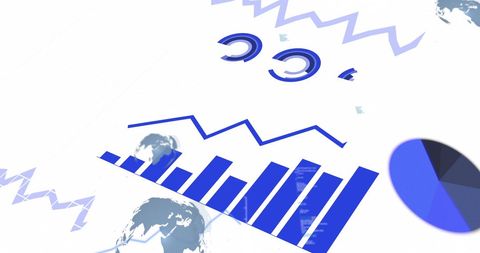 Digital Financial Data Visualization with Global Elements - Download Free Stock Images Pikwizard.com