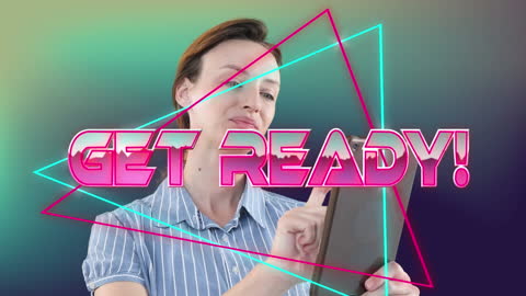 Businesswoman Preparing for Digital Experience with Tablet