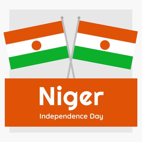 Niger Independence Day Celebration with National Flags - Download Free Stock Templates Pikwizard.com
