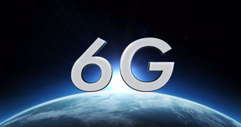 6G Technology Concept with Earth and Rising Sun - Download Free Stock Images Pikwizard.com