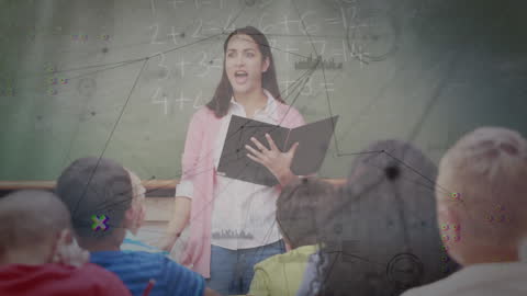 Engaged Students Experiencing Interactive Classroom Activity