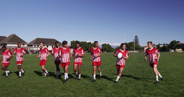 Youth Soccer Team Players Running on Field Holding Soccer Balls - Download Free Stock Images Pikwizard.com