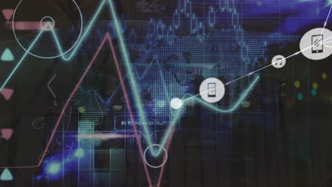 Global Business and Technology Data Concept