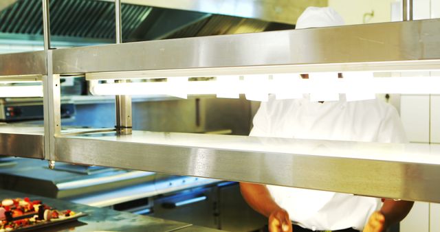 Chef Preparing Plated Restaurant Desserts in Professional Kitchen - Download Free Stock Images Pikwizard.com