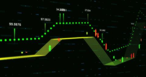 Colorful Graph Representing Global Economy Stock Market Movement - Download Free Stock Images Pikwizard.com