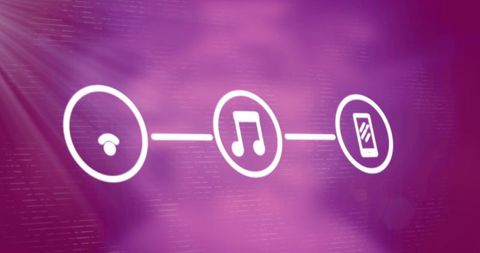 Digital connectivity and multimedia technology concept