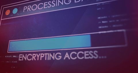 Digital Data Processing with Encryption Interface Graphic - Download Free Stock Images Pikwizard.com
